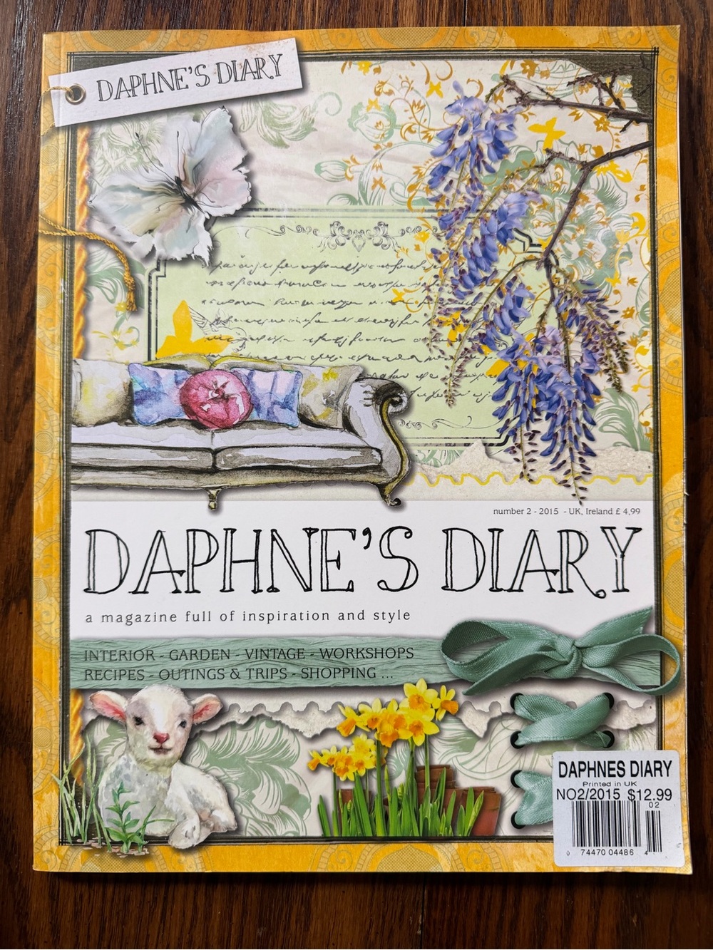 Daphne's Diary Magazine Number #2-2015 Garden Recipes Vintage 122 Pages
